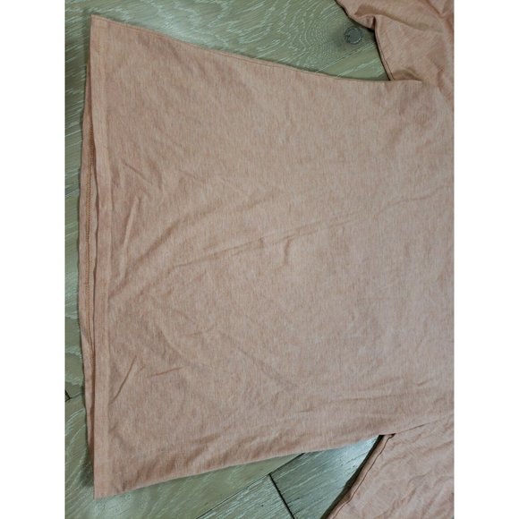 J. Jill Pure Jill Orange Space Dye Stretch Cotton Crew Neck Tee XSP XS Petite - Picture 9 of 10